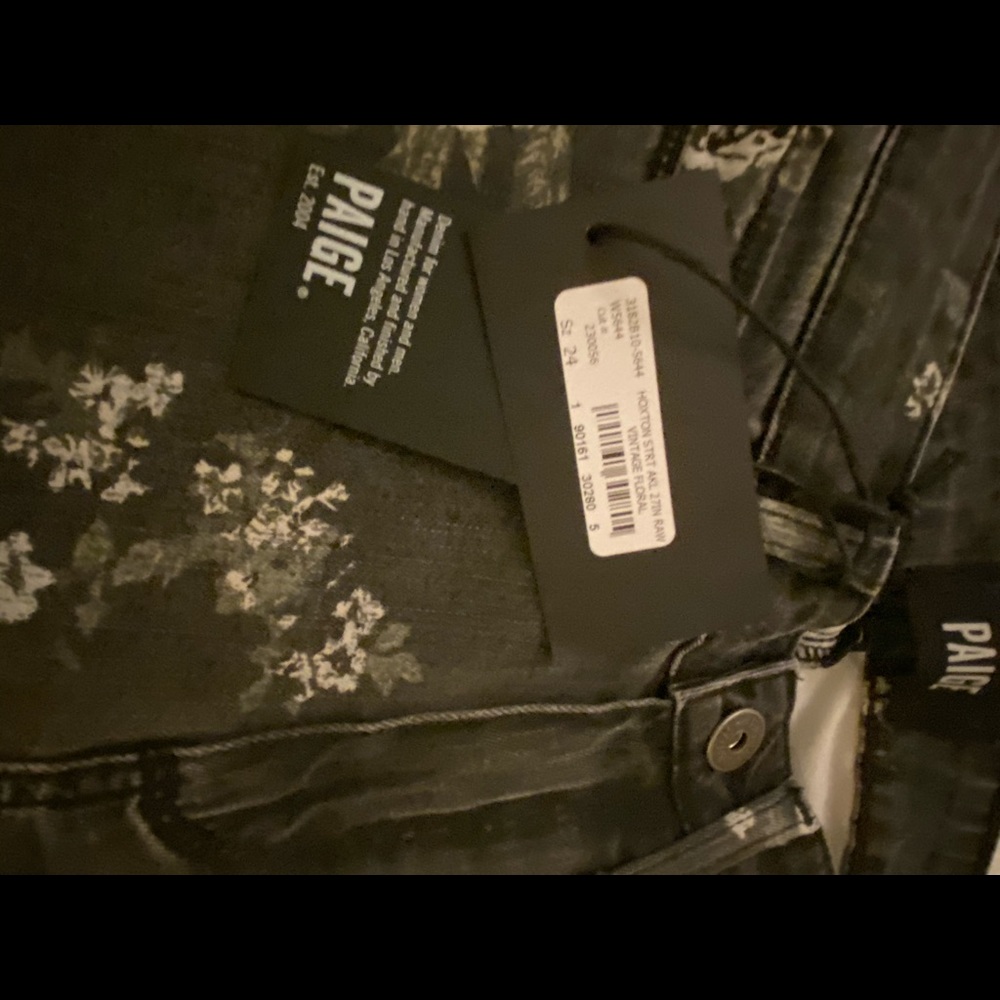 PAIGE Women's Straight Leg Crop Jean 24